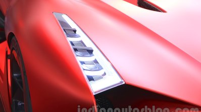 Nissan Concept 2020 Vision Gran Turismo headlight at the 2015 Tokyo Motor Show