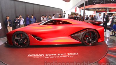 Nissan Concept 2020 Vision Gran Turismo side at the 2015 Tokyo Motor Show
