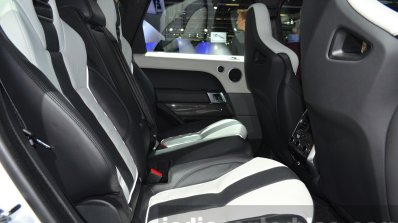 Range Rover Sport SVR rear seats at IAA 2015