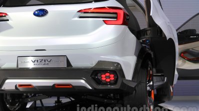 Subaru Viziv Future Concept rear end at the 2015 Tokyo Motor Show