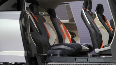 Subaru Viziv Future Concept rear seats at the 2015 Tokyo Motor Show