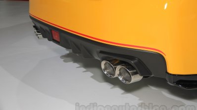 Subaru WRX STi S207 Limited Edition quad exhaust at the 2015 Tokyo Motor Show