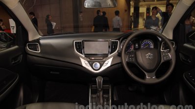 Suzuki Baleno interior at 2015 Tokyo Motor Show
