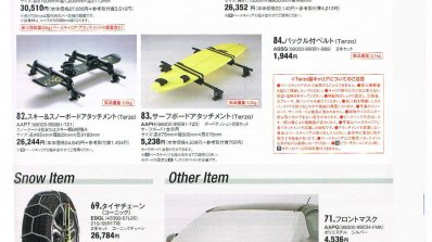 Suzuki Escudo brochure carrier backlight leaked