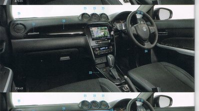 Suzuki Escudo brochure interior leaked
