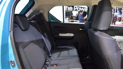 Suzuki Ignis rear seats at 2015 Tokyo Motor Show
