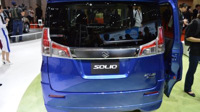 Suzuki Solio Hybrid rear at the 2015 Tokyo Motor Show