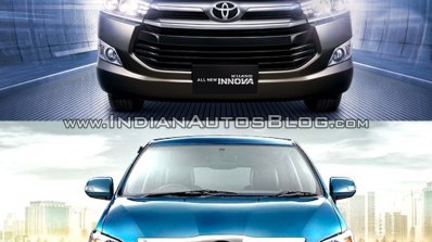 2014 Toyota Innova vs 2016 Toyota Innova front Old vs New