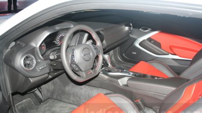 2016 Chevrolet Camaro interior at the 2015 Dubai Motor Show