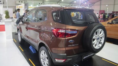 2016 Ford EcoSport rear quarter at APS 2015