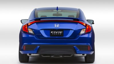 2016 Honda Civic Coupe rear revealed