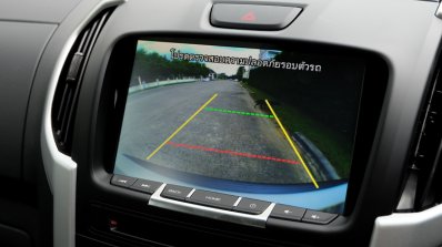 2016 Isuzu D-Max (facelift) rear view camera In Images