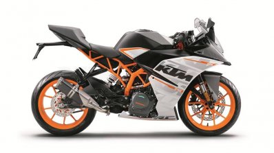 2016 KTM RC390 side unveiled at EICMA 2015