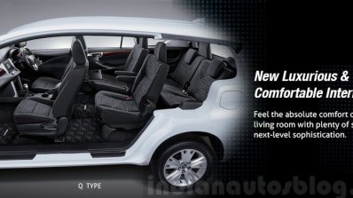 2016 Toyota Innova seating press images