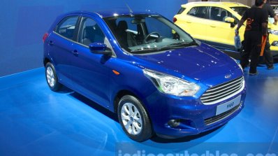 All-new Ford Figo front quarter at the DIMS 2015