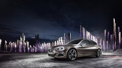 BMW Compact Sedan Concept front quarter press shots