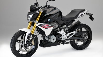BMW G310R black front quarter unveiled