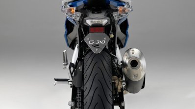 BMW G310R blue rear unveiled