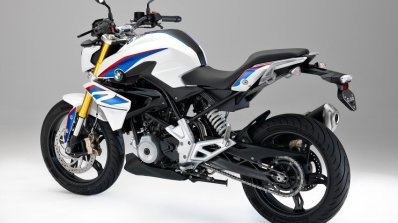 BMW G310R white rear quarter unveiled