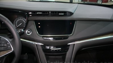 Cadillac XT5 centre console at DIMS 2015