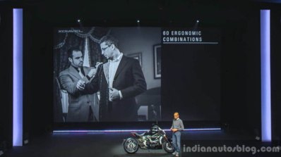 Ducati XDiavel 60 riding positions EICMA 2015