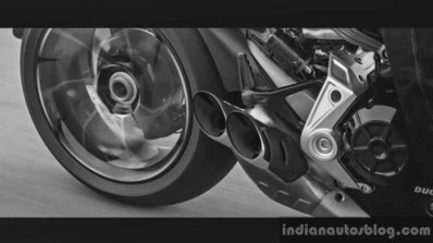 Ducati XDiavel exhaust tip EICMA 2015