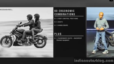 Ducati XDiavel pillion seat EICMA 2015