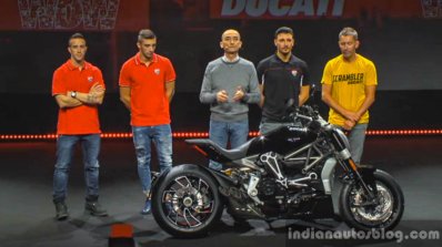 Ducati XDiavel test riders EICMA 2015