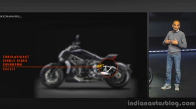 Ducati XDiavel tubular swingarm EICMA 2015