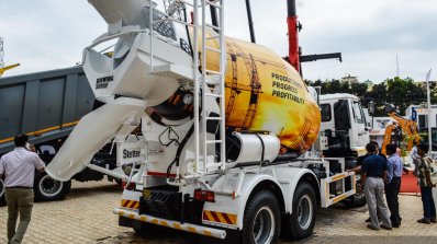 Eicher Pro 6025T RMC rear quarter at EXCON 2015