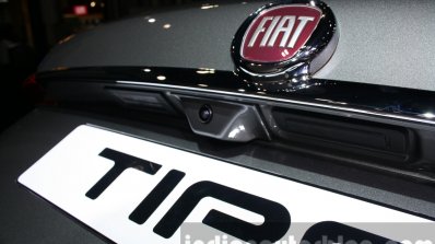 Fiat Tipo reverse camera at the 2015 Dubai Motor Show
