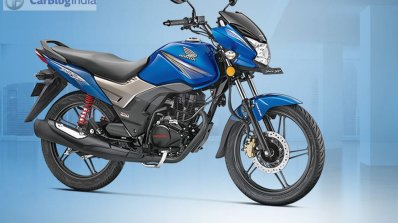 Honda CB Shine SP blue front quarter official image leaked