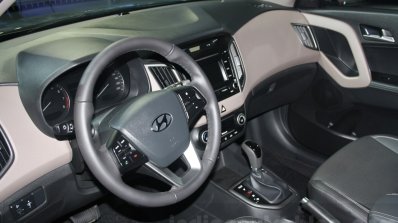 Hyundai Creta dashboard at 2015 Dubai Motor Show