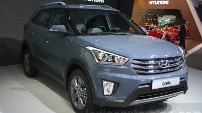 Hyundai Creta front quarter at 2015 Dubai Motor Show