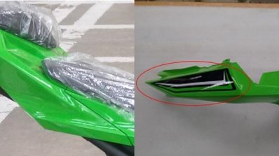 Kawasaki Ninja 300 tail piece inspired by 30th Anniversary Edition