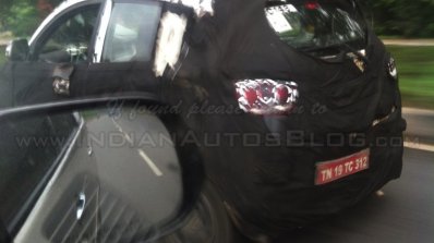Mahindra S101 rear quarter snapped by IAB reader