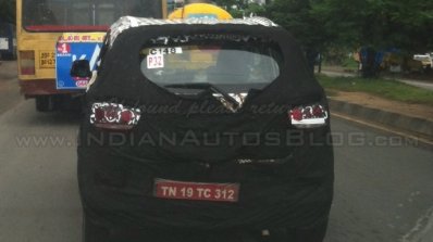 Mahindra S101 rear snapped by IAB reader