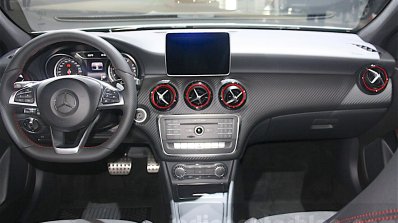Mercedes A Class facelift dashboard at DIMS 2015