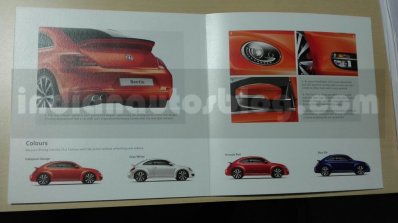 New VW Beetle exterior features brochure leaks