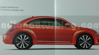 New VW Beetle side brochure leaks