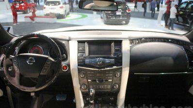 Nissan Patrol Nismo dashboard at DIMS 2015