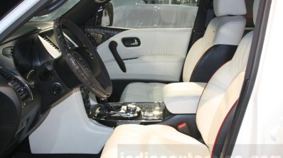 Nissan Patrol Nismo front seats at DIMS 2015