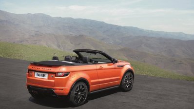 Range Rover Evoque Convertible rear three quarter unveiled