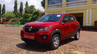 Renault Kwid front three quarters right review