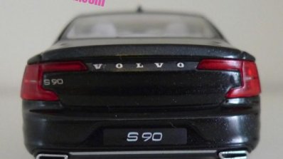 Volvo S90 Onyx Black scale model rear' snapped