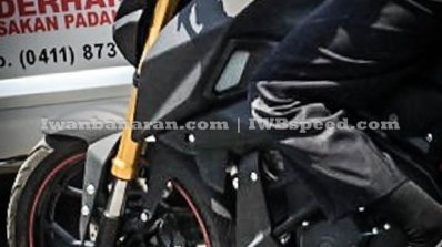 Yamaha M-Slaz fuel tank spied in Indonesia