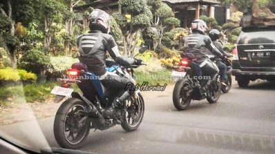 Yamaha M-Slaz rear quarter spied in Indonesia