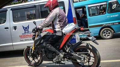 Yamaha M-Slaz side spied in Indonesia