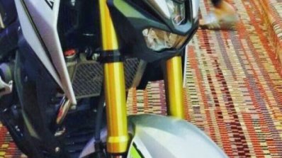 Yamaha M-Slaz silver green head lamp Thailand