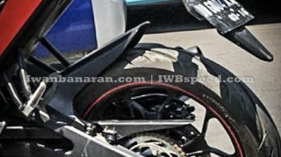 Yamaha M-Slaz swing arm spied in Indonesia